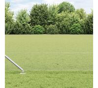 Vidaxl Clôture En Fil Soudé Avec 7 Poteaux D'ancrage 0,6x10 M Acier Galvanisé