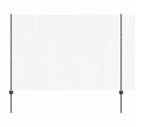 vidaXL Clôture en Fil soudé avec poteaux 25 x 1,5 m Acier galvanisé