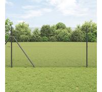 Vidaxl Clôture En Fil Soudé Gris 1,2x25 M Acier Gris