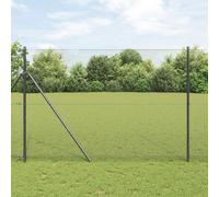 Vidaxl Clôture En Fil Soudé Grise 1,5 X 50 M Acier Gris