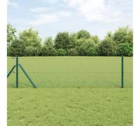 Vidaxl Clôture En Fil Soudé Verte 0.8 X 100 M Acier Vert