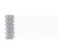 vidaXL Clôture en Mailles de chaîne 0.4x10 m Acier galvanisé