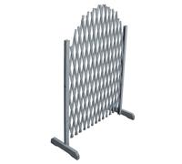 vidaXL Clôture en treillis Bois de sapin massif 1,8x1 m Gris