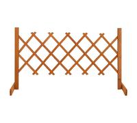 Vidaxl Clôture En Treillis De Jardin Orange 120x60 Cm Bois De Sapin