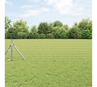 Vidaxl Clôture Euro 0.6x10 M Acier Galvanisé