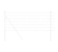 Vidaxl Clôture Euro 0.8x10 M Acier Galvanisé