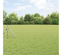Vidaxl Clôture Euro 0,8x25 M En Acier Galvanisé