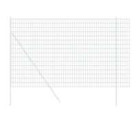 vidaXL Clôture Euro 1,5 x 10 m Fer revêtu de PVC Vert | Fer recouvert de PVC résistant, super durable, Sa finition verte moderne donne un coup de frais à votre jardin,