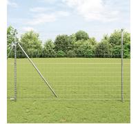 vidaXL Clôture Euro 1.5x10 m en acier galvanisé 42004648