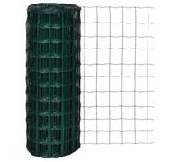 vidaXL Clôture euro Acier 10 x 1,0 m Vert 140573
