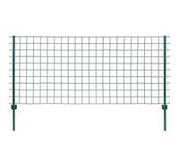 vidaXL Ensemble de clôture Euro 20 x 1,5 m Acier Vert