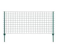 vidaXL Clôture Euro Acier 20x1 m Vert