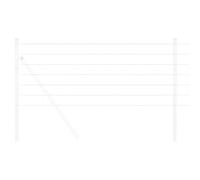 vidaXL Clôture Euro Argent 0.4 x 25 m, Paravent en Fer rectangulaire, Jardin Moderne et terrasse, écran étanche, barrière métallique Robuste