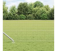 Vidaxl Clôture Euro Avec 13 Poteaux Pointus 0.8x25 M En Acier Galvanisé