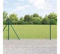 Clôture Euro avec 13 poteaux pour 1x25 m en acier galvanisé 3350864