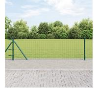 vidaXL Clôture Euro avec 7 Panneaux à Flèche 0.6x10 m en Acier Galvanisé 3350877