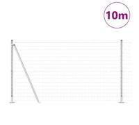 Vidaxl Clôture Euro Avec 7 Poteaux 1.2x10 M En Acier Galvanisé