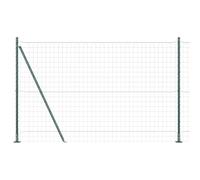 vidaXL Clôture Euro Set de 2 Vert Métal 10 x 1,5 mètres Durable