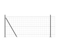 Vidaxl Clôture Euro Ensemble De 2 Gris Métal 10 X 1 M Durable