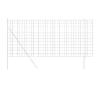 Vidaxl Clôture Euro Gris 1.2x10 M Acier