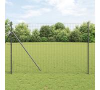 Vidaxl Clôture Euro Gris 1.5x10 M Acier