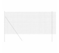 vidaXL Clôture Euro Gris 1 x 25 m Fer revêtu de PVC, Paravent en Fer rectangulaire, Jardin Moderne et terrasse, écran étanche, barrière métallique Robuste