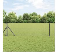 Vidaxl Clôture Euro Grise 0.4x50 M Acier