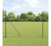 Vidaxl Clôture Euro Grise 1,6x10 M Acier