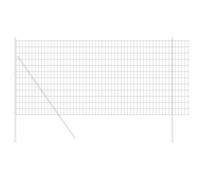 Vidaxl Clôture Euro Grise 1x25 M Acier