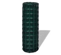 Vidaxl Clôture Euro Vert 1000 X 180 Cm Fer Revêtu De Pvc