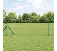 Vidaxl Clôture Euro Verte 0.6x50 M Acier