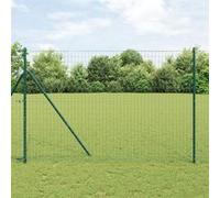 Vidaxl Clôture Euro Verte 1.6x10 M En Acier