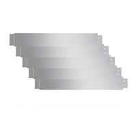 vidaXL 5 st Grasboord flexibel 100x14 cm gegalvaniseerd staal 141596 G
