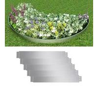 vidaXL 5 st Grasboord flexibel 100x14 cm gegalvaniseerd staal 141596 G