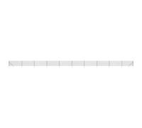 vidaXL Clôture grillagée avec douilles de sol Anthracite 0,8x25 m