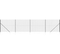 vidaXL Clôture grillagée avec douilles de sol Anthracite 1,8x10 m