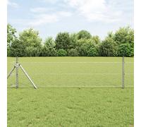 Vidaxl Clôture Hexagonale 0.6x10 M En Acier Galvanisé