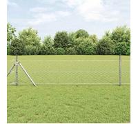 vidaXL Clôture hexagonale Argenté 0,5 x 10 m Acier galvanisé 42005632