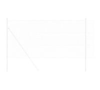 vidaXL Clôture hexagonale Argenté 1,2 x 100 m Acier galvanisé, Jardin et terrasse, barrière Moderne en hexagone, élément Durable pour délimiter l'espace extérieur