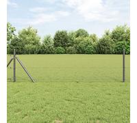 Vidaxl Clôture Hexagonale Grise 0.4x50 M Acier