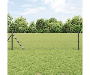 Vidaxl Clôture Hexagonale Grise 0.6x100 M Acier