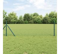 Vidaxl Clôture Hexagonale Verde 1.4x10 M Acier