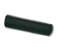 vidaXL Clôture hexagonale Vert 0.5 x 50 m Acier, Barrière extérieure moderne, maille de sécurité élégante pour espace stylé, intimité jardin, clôture résistante
