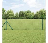 Clôture mailles de chaine verte 0.6x10 m en acier 42004771