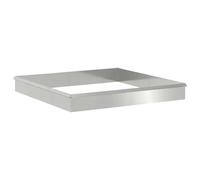 Vidaxl Clôtures Anti-Limaces 12 Pcs Argent Acier Galvanisé