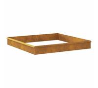 vidaXL Clôtures Anti-limaces 12 pcs Rouillé,