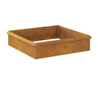 vidaXL Clôtures anti-limaces 8 pcs Rouillé