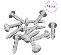 vidaXL Clou auto-perceur 12 pcs Zincé 4 x 20 mm Acier