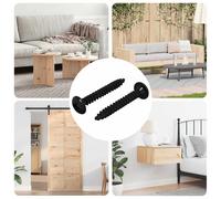 vidaXL Clou de Taraudage 2 pcs Noir M4 x 28 mm Acier, des matériaux avancés, durables et fiables pour Tous tes projets de Construction, d'industrie et artistiques dans Divers domaines