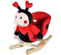 vidaXL Coccinelle à Bascule pour Bébés Peluche Animaux Jouet d'Enfants Maison 80071 Multicolore G